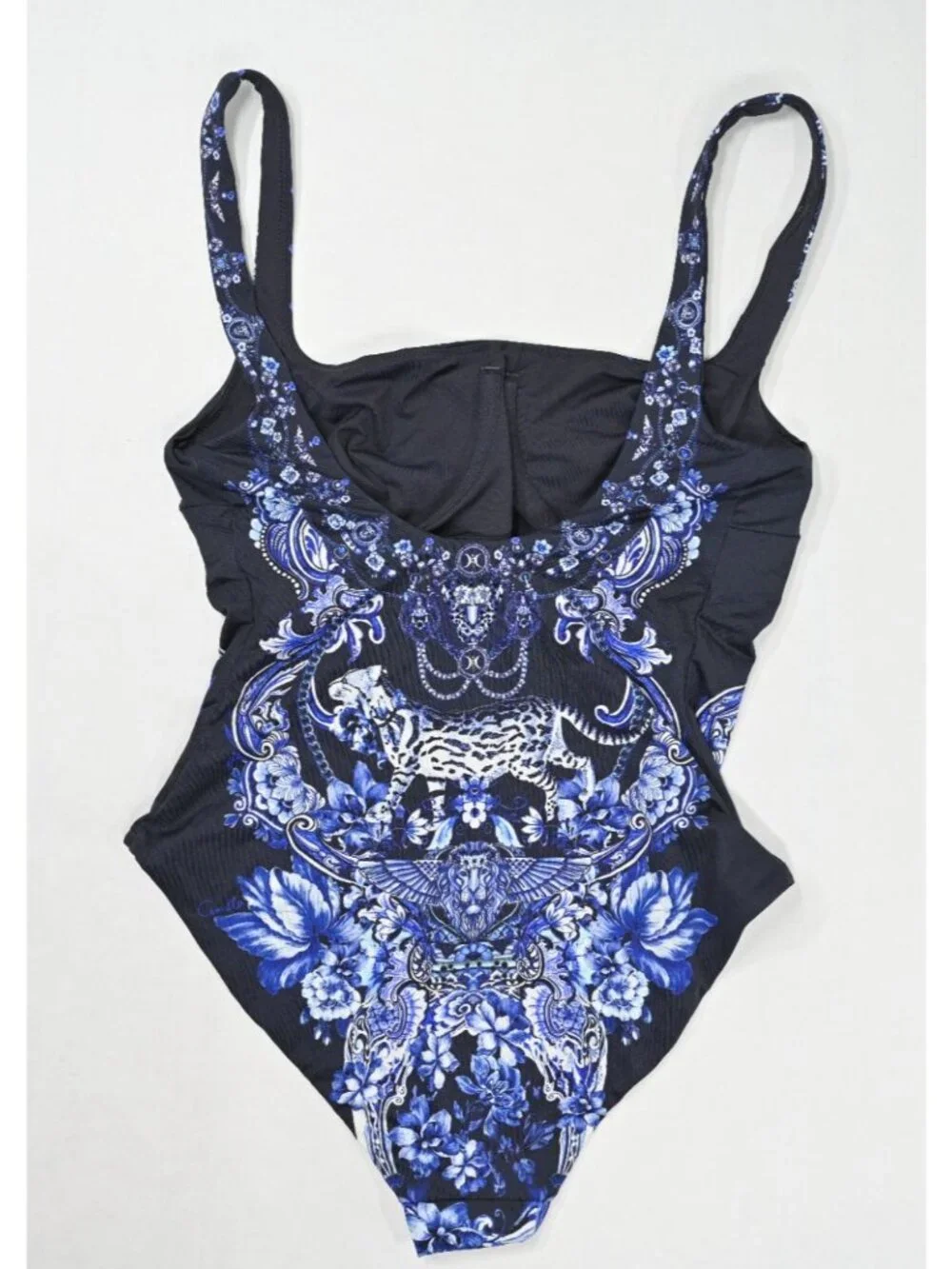 Camilla Underwire Square Neck One Piece Swimsuit in Delfdyna